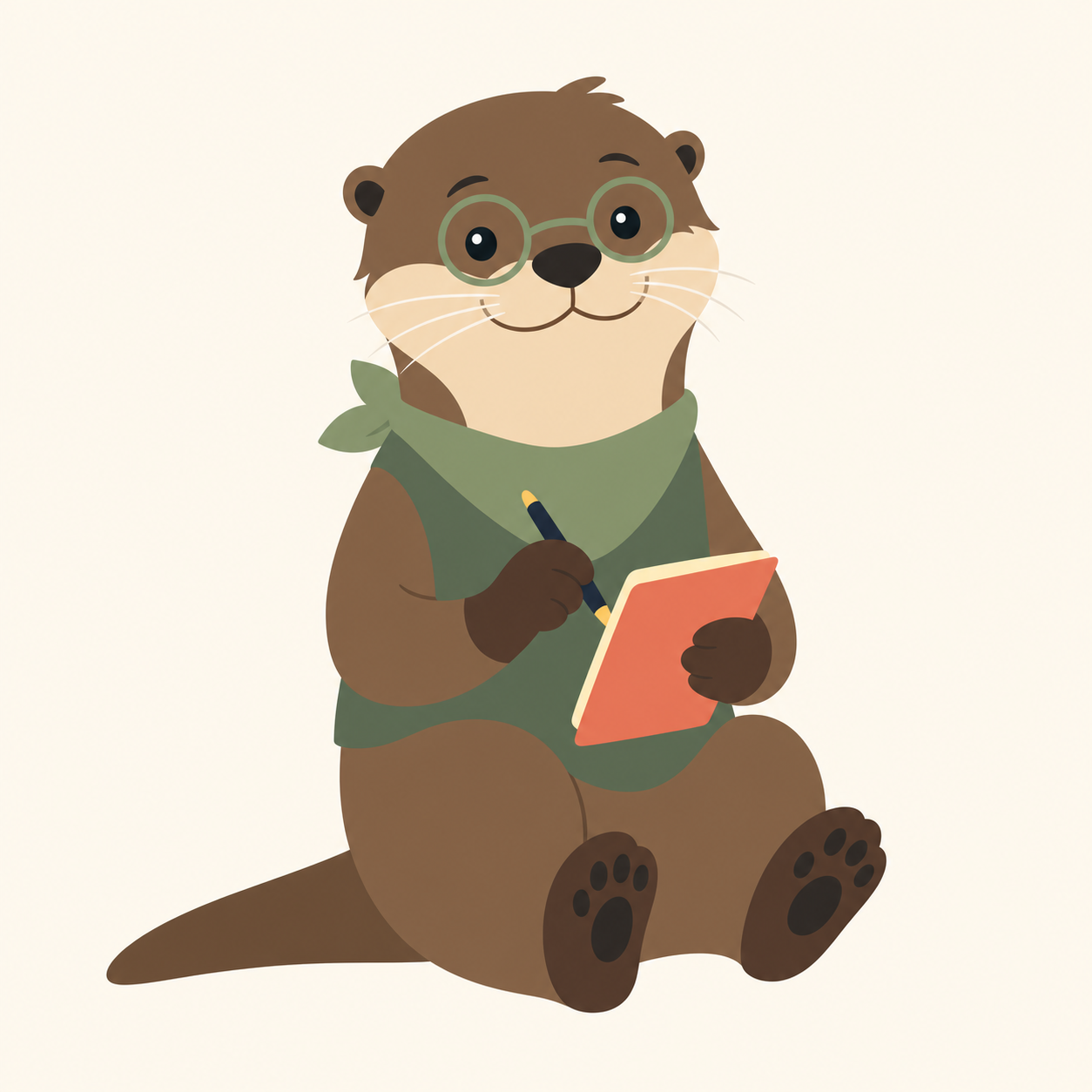 Otto, the Plainly otter